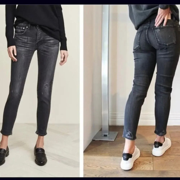 MOUSSY VINTAGE MV Velma Skinny Jeans Black‎ size 24 - Picture 11 of 11